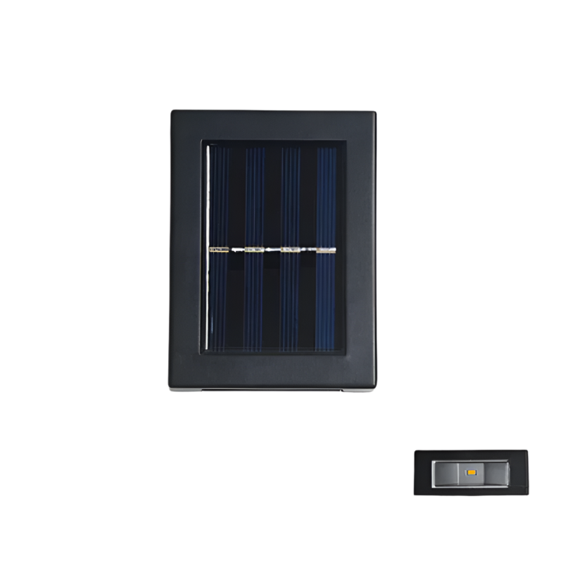 LuxeSolar Elegant LED Wall Lamp | Sustainable solar energy with automatic operation