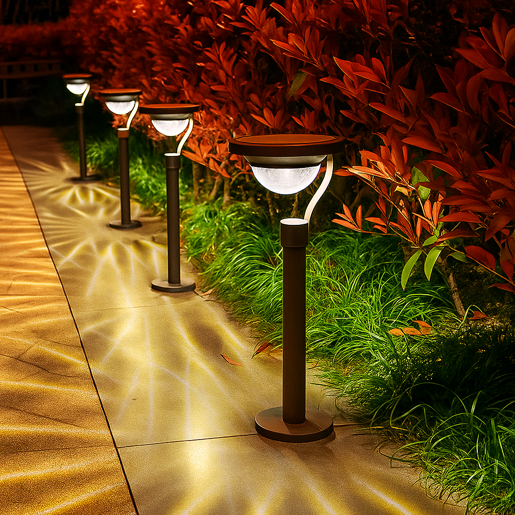 Solar Path Lighting for Outdoors