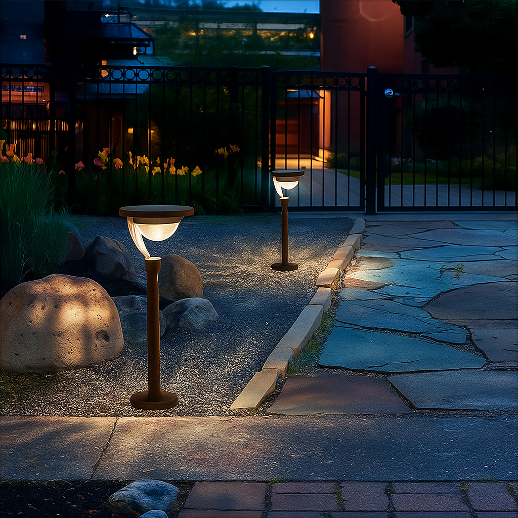 Solar Path Lighting for Outdoors