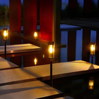 Solar Torch Light Solaria | Automatic Twilight Sensor | 12h Light Duration | Weatherproof Design
