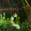 Solar Wind Chime for Elegance and Sustainability in the Garden