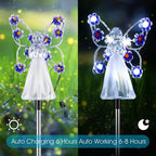 Solar-powered angel garden light – Waterproof memorial decoration for outdoor areas!