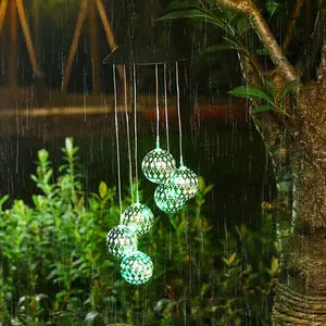 Solar-powered LED Wind Chime