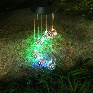 Solar-powered LED Wind Chime