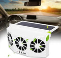 Solar-powered Car Fan – Cordless & Compact