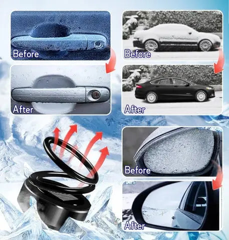 Solar heating for cars