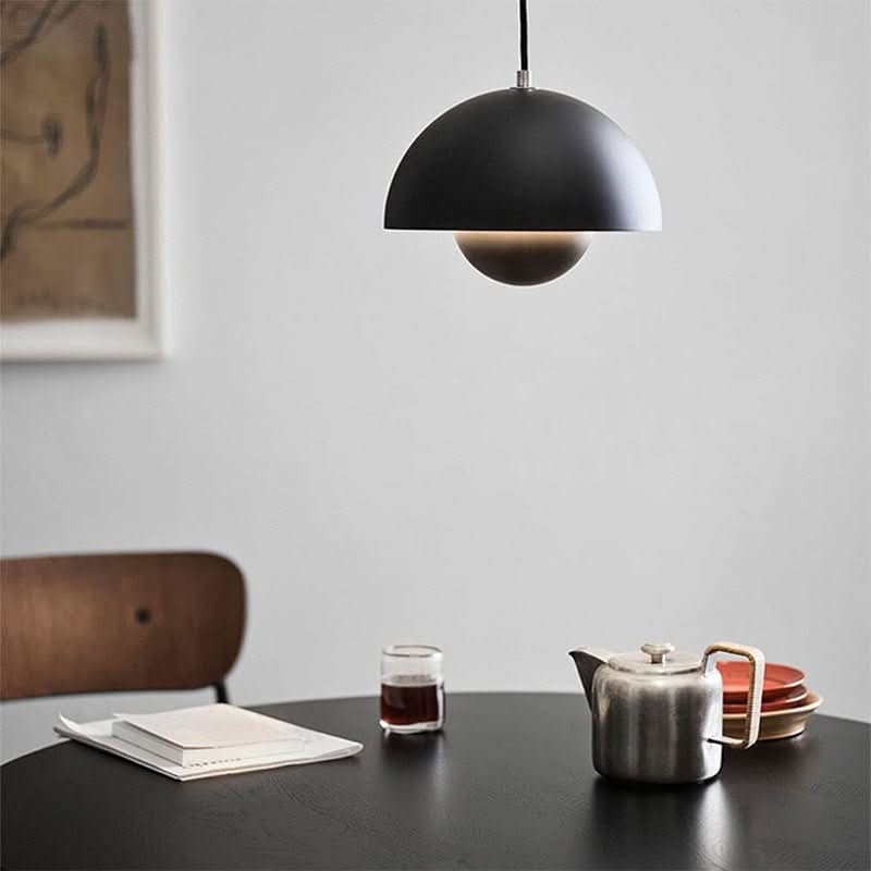 Elegant pendant light with soft, diffuse light for relaxed living spaces