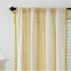 Solstice Loom Artisan Tassel Curtain