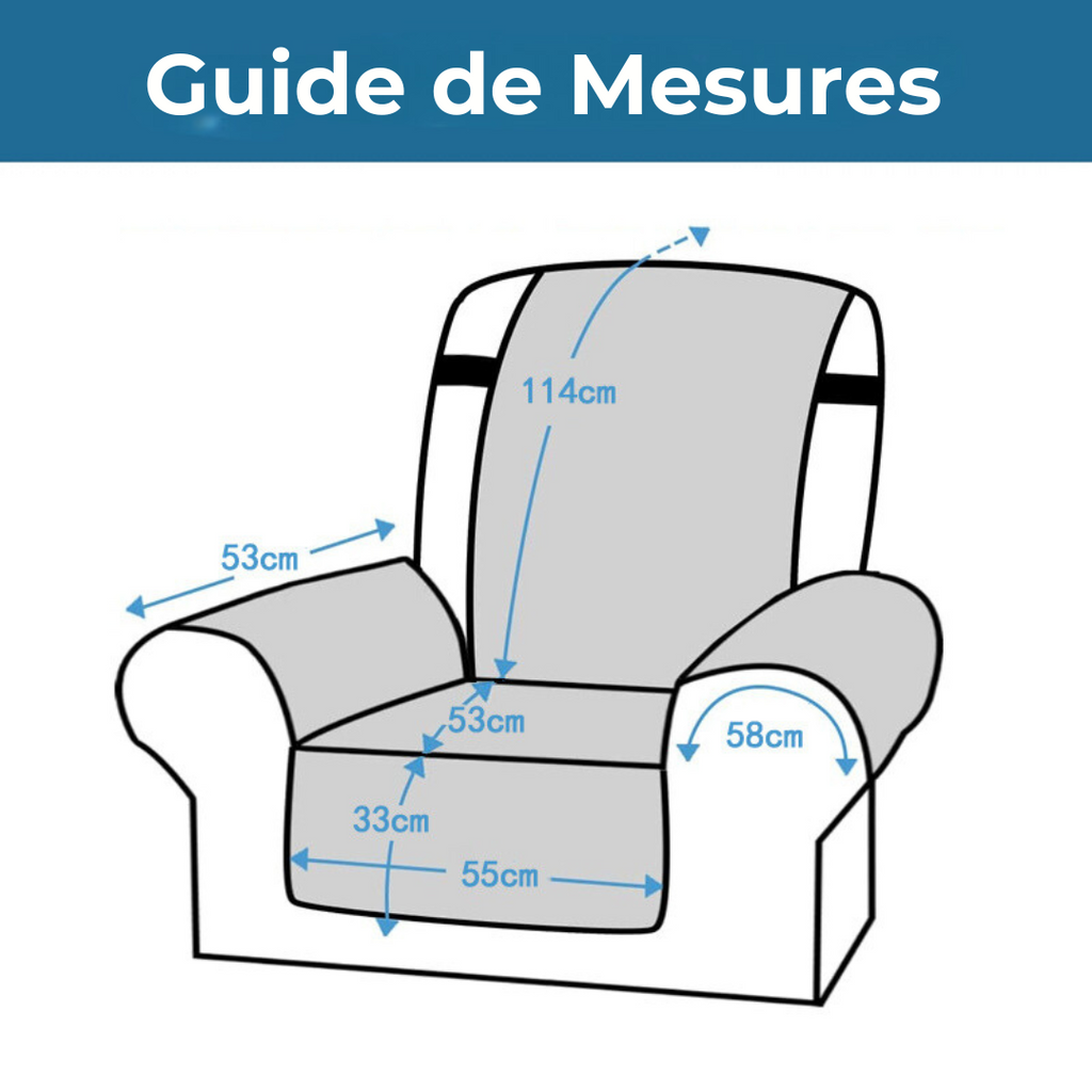 Cover for extendable armchairs – anti-slip protection and premium comfort