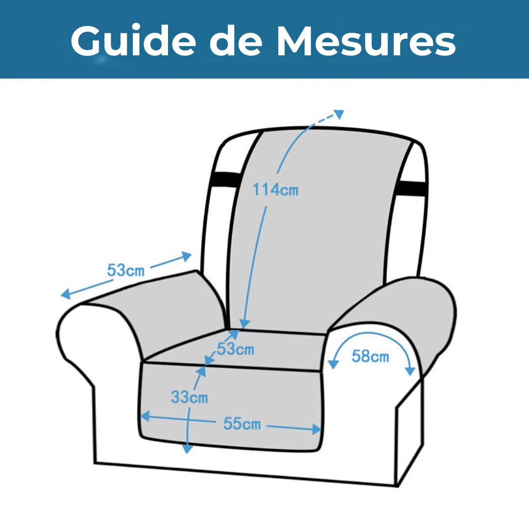 Cover for extendable armchairs – anti-slip protection and premium comfort
