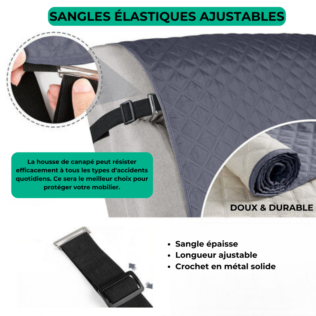 Cover for extendable armchairs – anti-slip protection and premium comfort