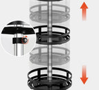 TwistRack 360° – Rotating Storage Shelf | Space-Saving Adjustable Organizer for Kitchen, Bathroom & Home