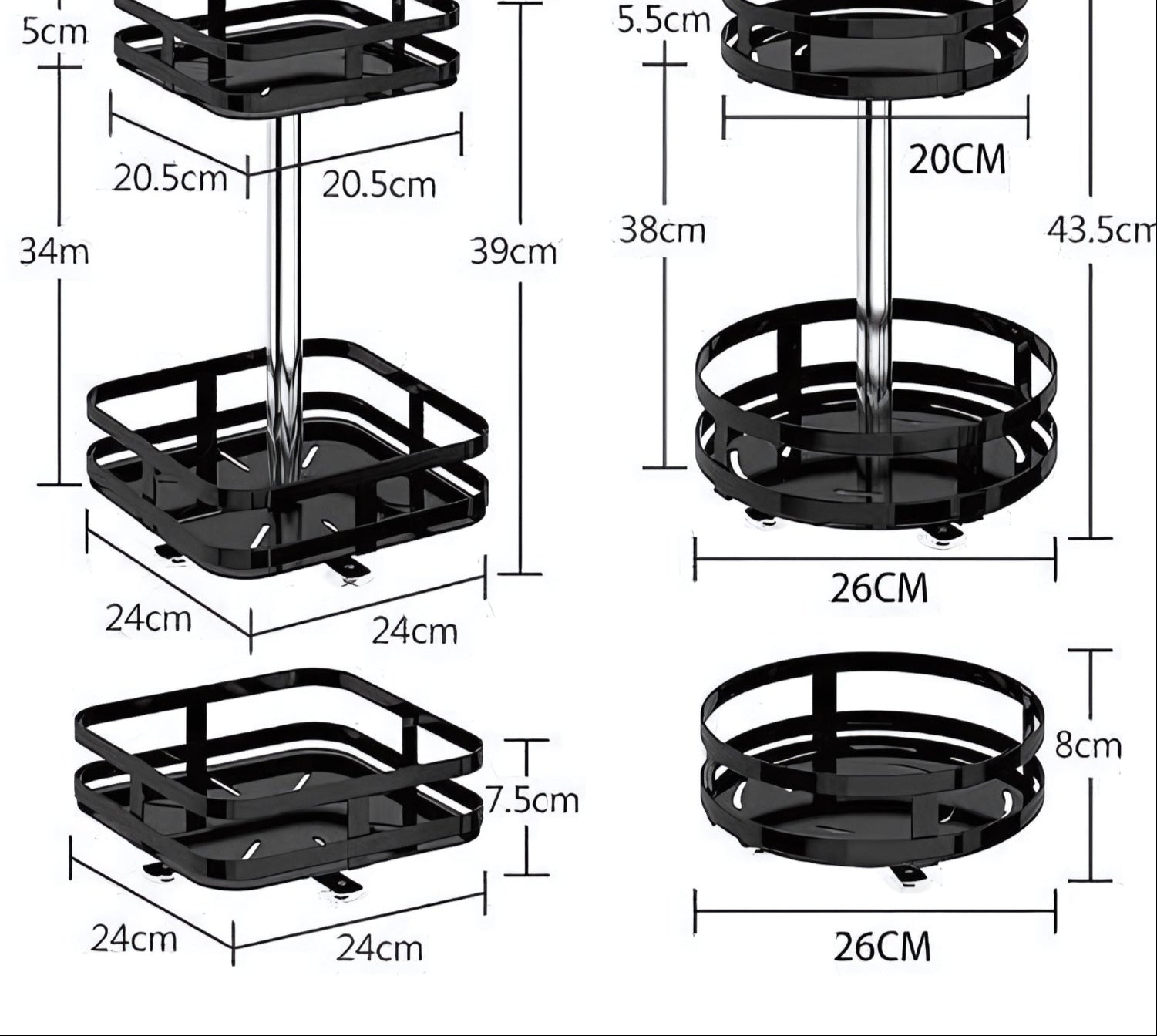 Rotating Storage Rack - TwistRack 360°