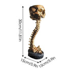 BoneBloom | Planter with Skull and Spine