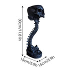 BoneBloom | Planter with Skull and Spine