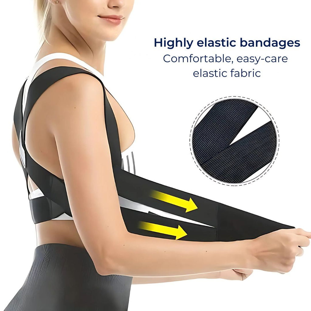 SpineAlign Posture Corrector | Adjustable Back Support for Pain Relief - Improve Posture, Reduce Neck, Shoulder & Sciatica Pain