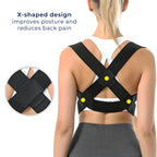 SpineAlign Posture Corrector | Adjustable Back Support for Pain Relief - Improve Posture, Reduce Neck, Shoulder & Sciatica Pain