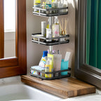 360-Degree Rotating Spice Rack Organizer with One to Three Levels