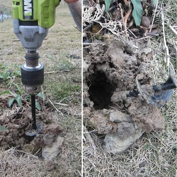 Spiral Garden Drill – Fast Planting Hole with Any Drill