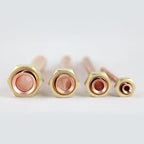 7Ｍ Mini Split Line Set 1/4" & 1/2" O.D Copper Pipes Tubing and Triple-Layer Insulation for Air Conditioning or Heating Pump Equipment & HVAC