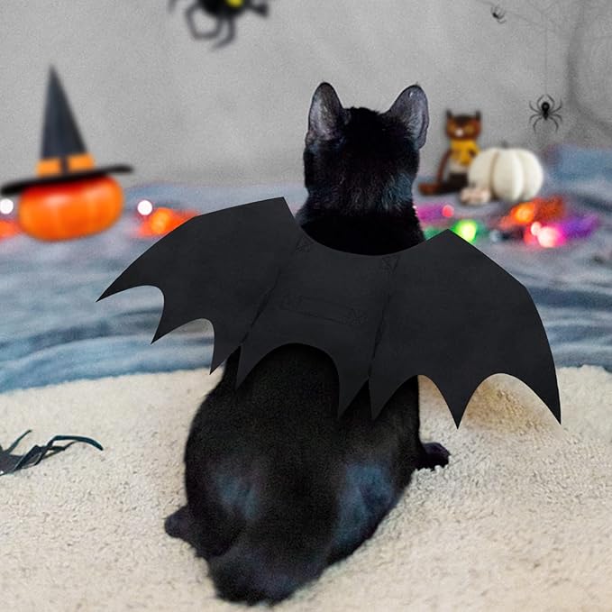 Spooky Halloween Pets Bat Wings
