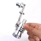 Aluminum Alloy Exhaust Resonator for Cars and Motorcycles, 2.5 × 10.7 cm