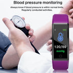 Sports Smart Band Heart Rate Fitness Tracker Smart Bracelet Waterproof Smartband Blood Pressure Smart Wristband Smart Watch Men
