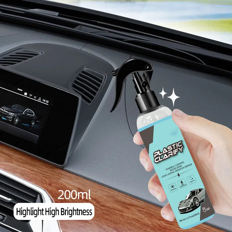 Spray for Plastic Restoration — PRedection and Shine for Car Surfaces