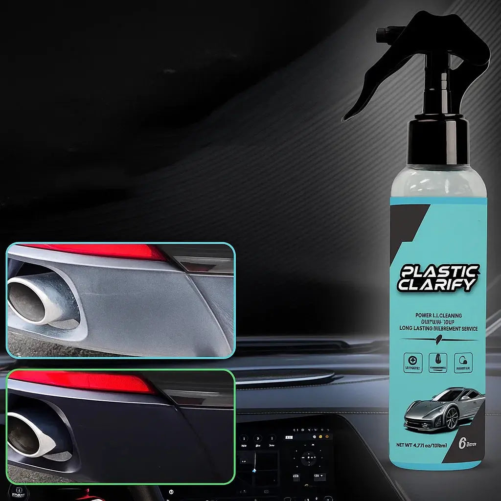 Spray for Plastic Restoration — PRedection and Shine for Car Surfaces