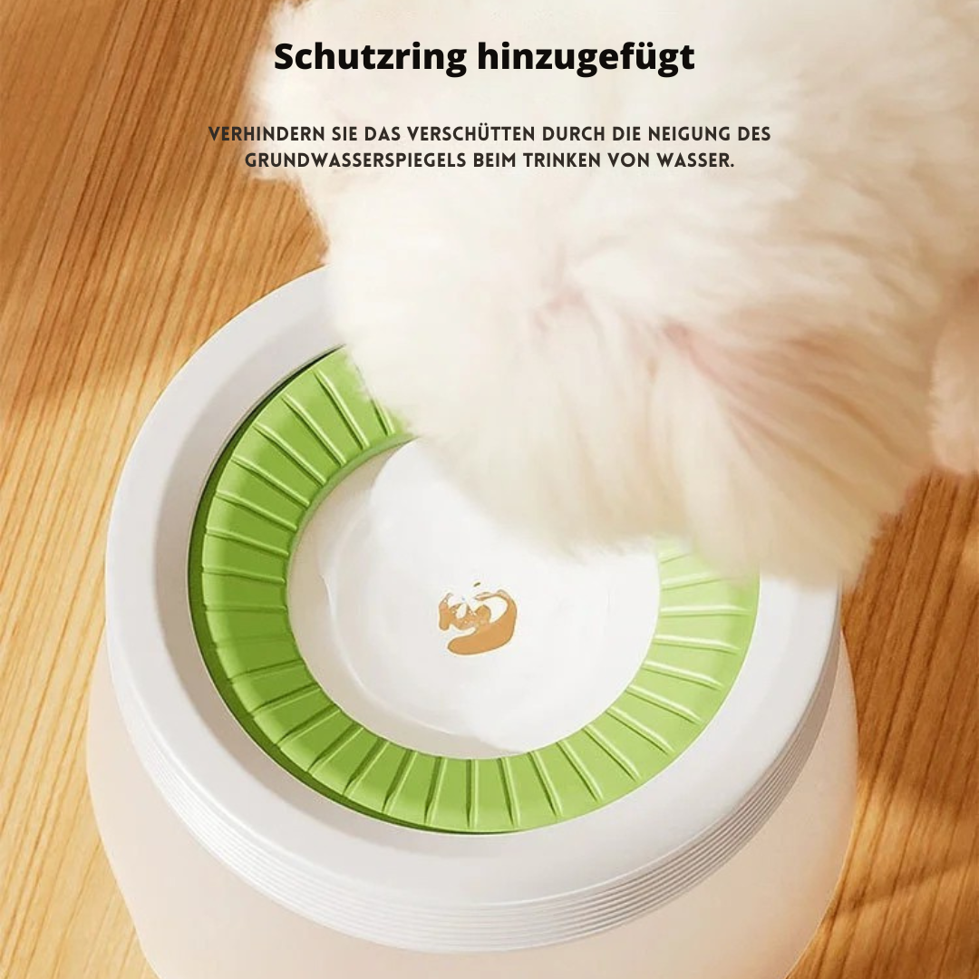 Leak-proof splash guard bowl for dogs & cats