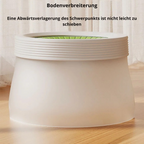 Leak-proof splash guard bowl for dogs & cats