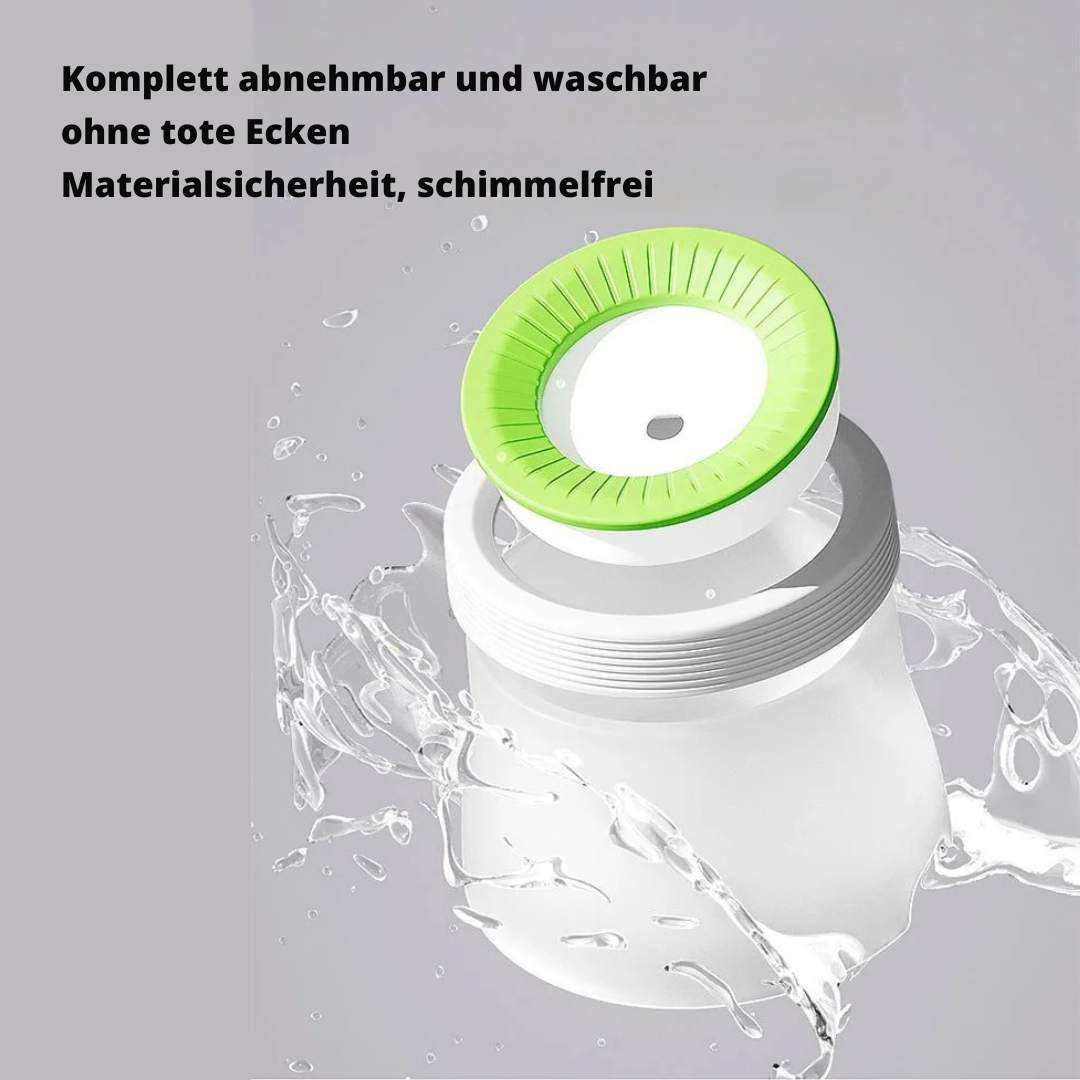 Leak-proof splash guard bowl for dogs & cats