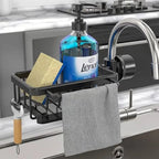Faucet sink organizer – stainless steel, compact and practical