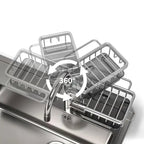 Faucet sink organizer – stainless steel, compact and practical