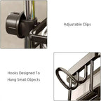 Faucet sink organizer – stainless steel, compact and practical