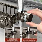 Faucet sink organizer – stainless steel, compact and practical