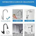 Faucet sink organizer – stainless steel, compact and practical