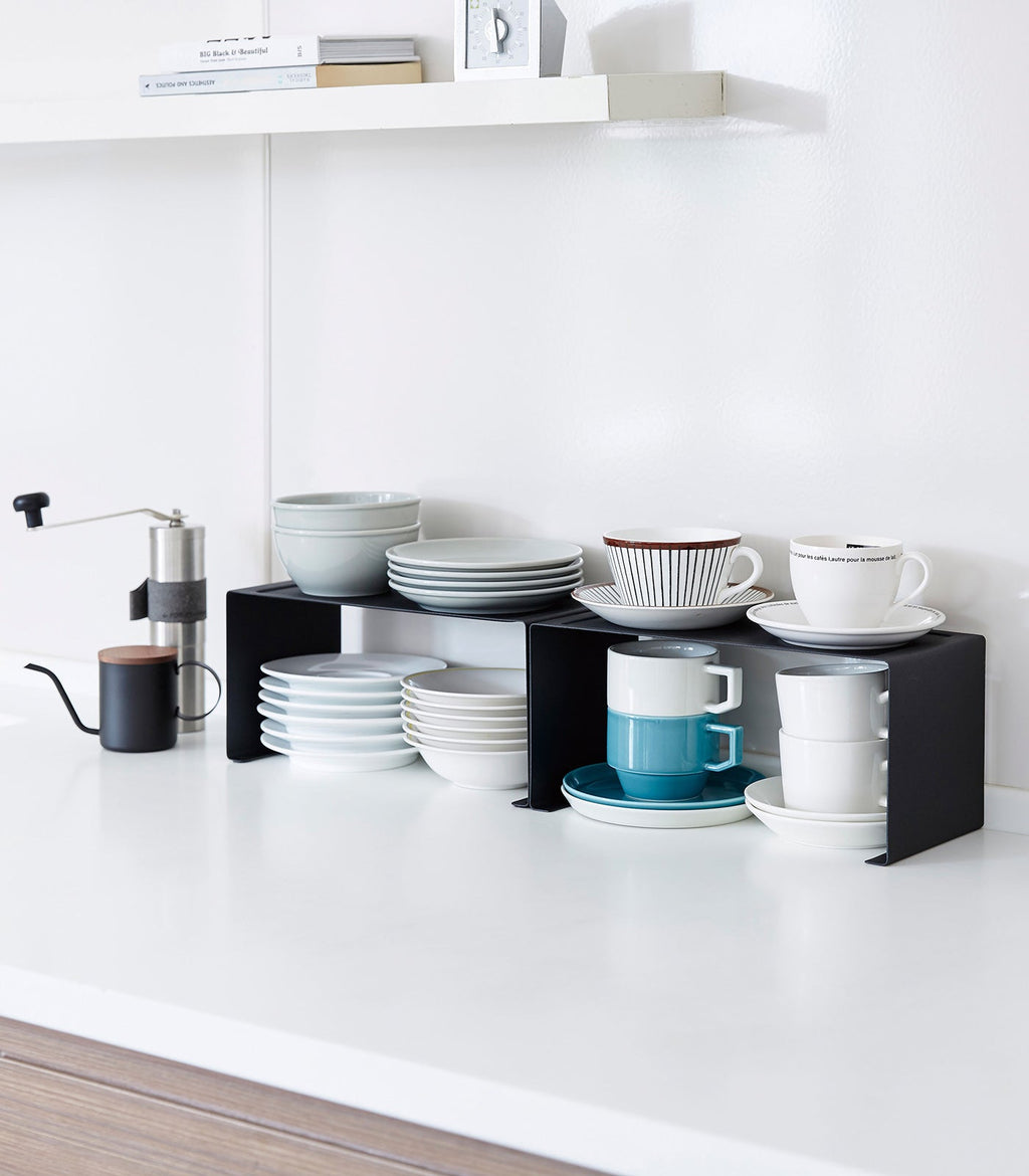 Stackable Kitchen Shelf - Two Sizes - Steel