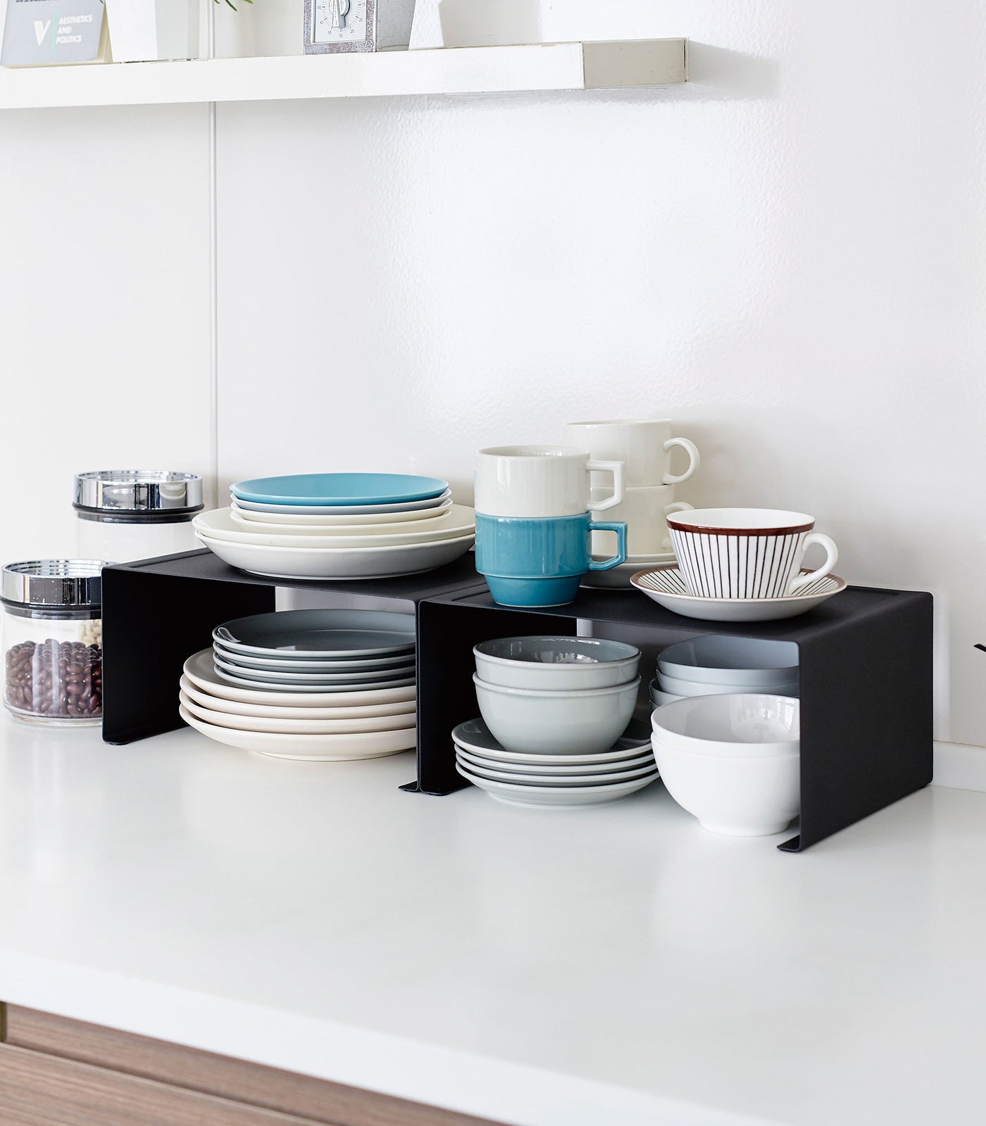 Stackable Kitchen Shelf - Two Sizes - Steel