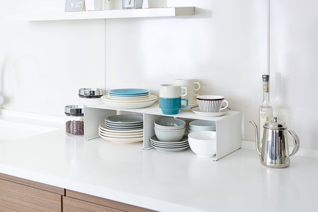 Stackable Kitchen Shelf - Two Sizes - Steel