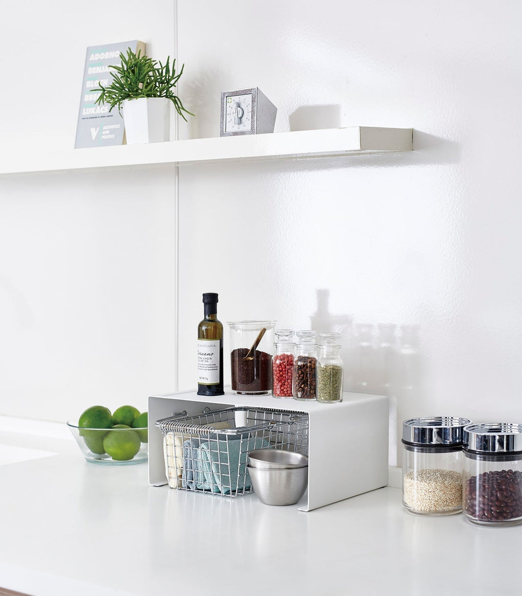 Stackable Kitchen Shelf - Two Sizes - Steel