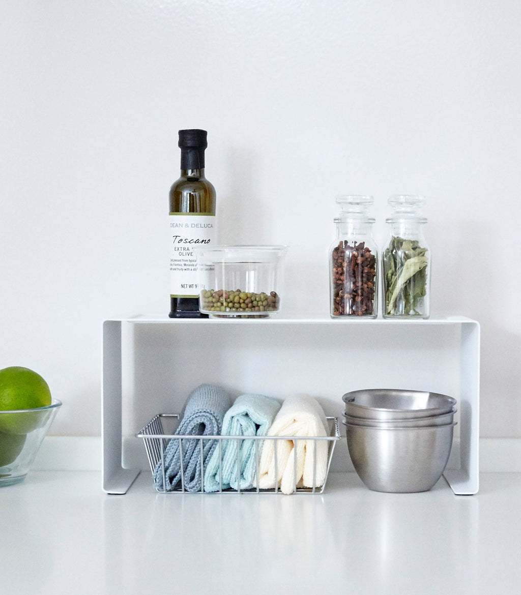 Stackable Kitchen Shelf - Two Sizes - Steel