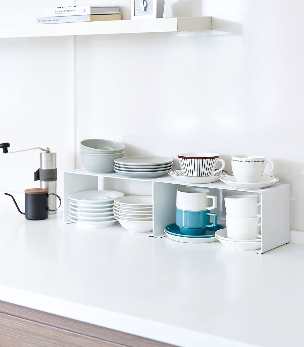 Stackable Kitchen Shelf - Two Sizes - Steel