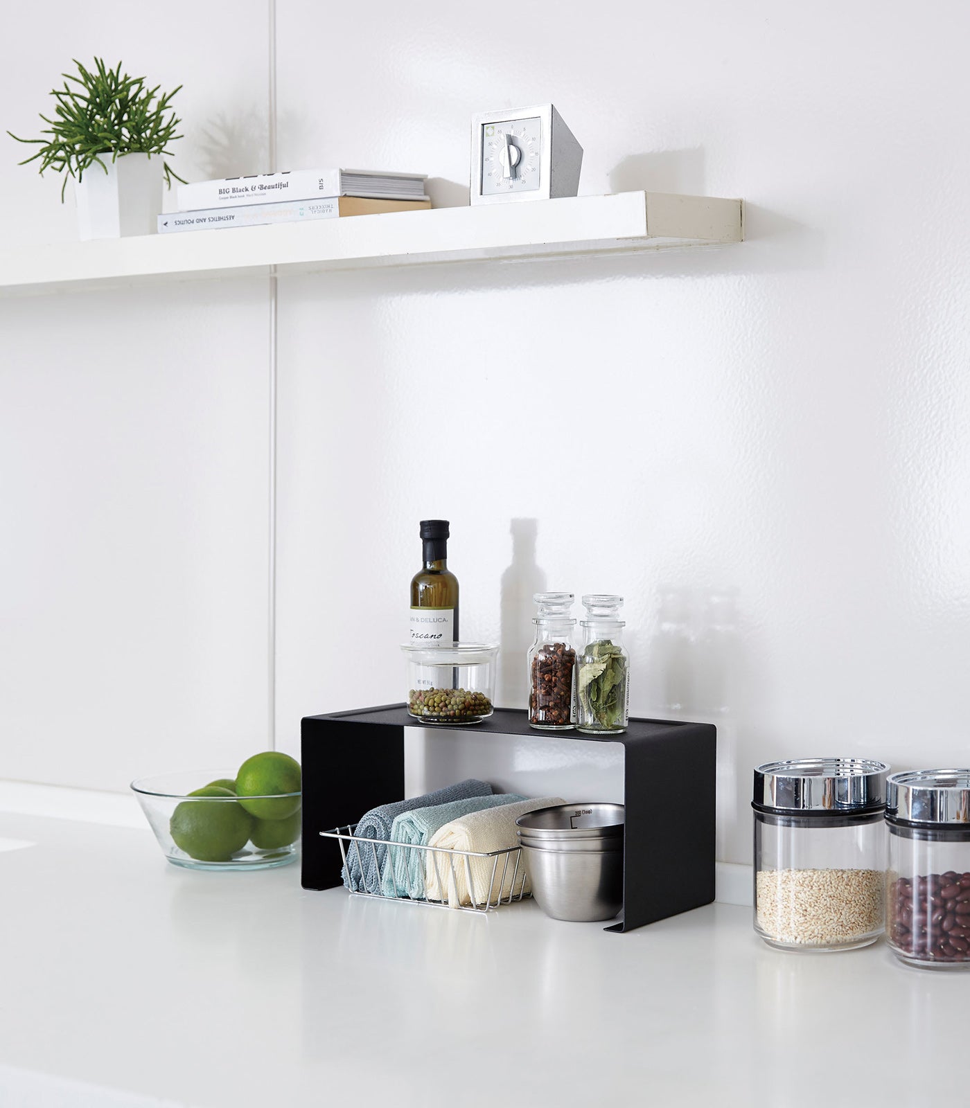 Stackable Kitchen Shelf - Two Sizes - Steel