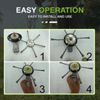 Steel Brush Lawn Trimmer Head – Efficient Weed Remover