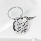 A sister is God's way of making sure we never walk alone keychain