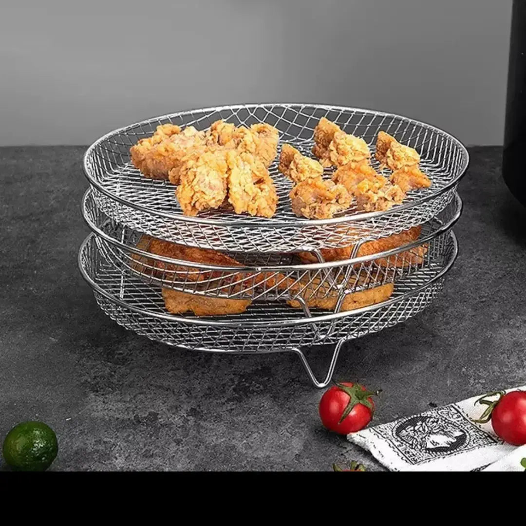 Stackable Frying Baskets - More Space, Better Cooking