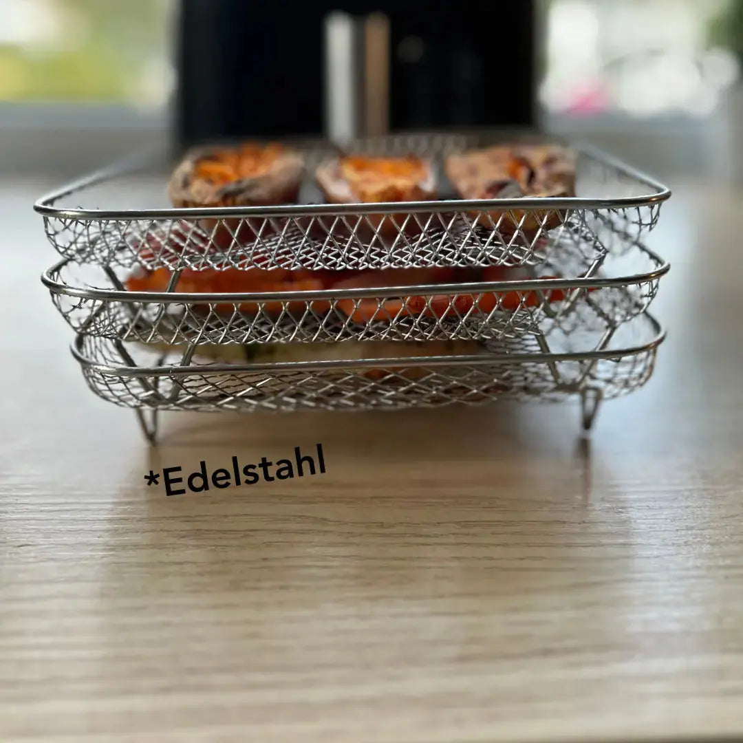 Stackable Frying Baskets - More Space, Better Cooking