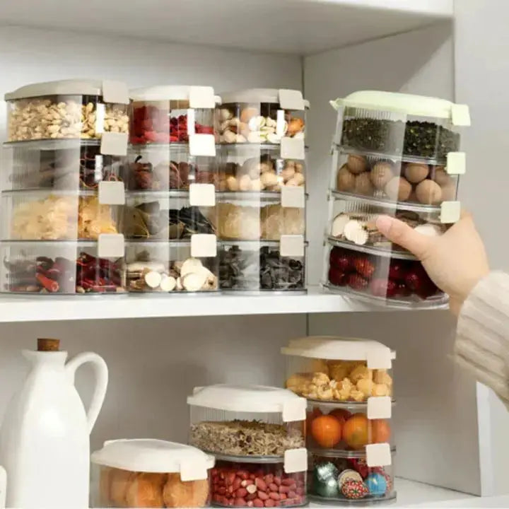 Stackable multi-layer spice box (5 pieces)