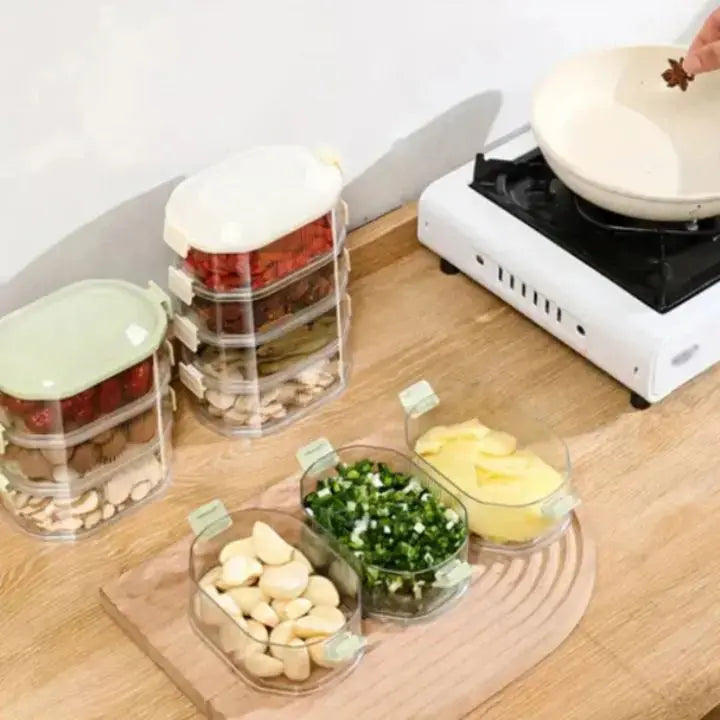 Stackable multi-layer spice box (5 pieces)